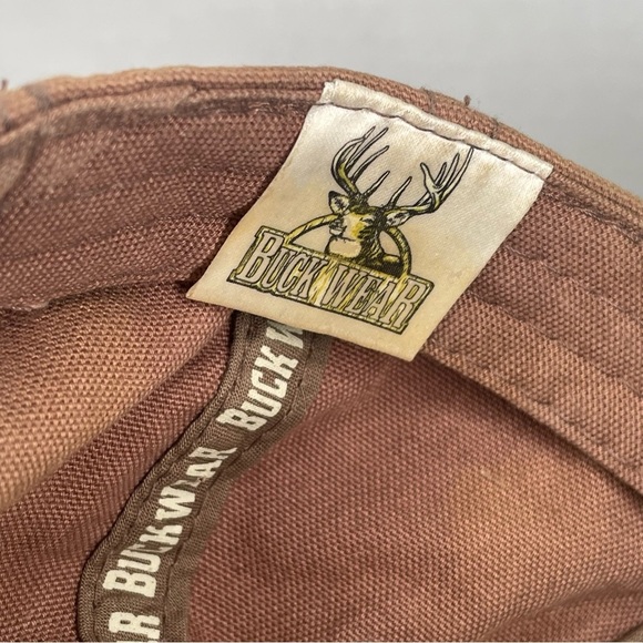 Buckwear Camo Cap with Embroidery Shootin Deer and Drinking Beer. OS. Distressed - Picture 10 of 12